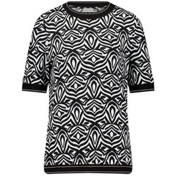 Gerry Weber Collection Patterned short-sleeved T-shirt - black (01008)