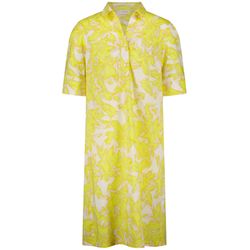 Gerry Weber Collection Floral gemustertes Blusenkleid aus Baumwolle - gelb (04001)