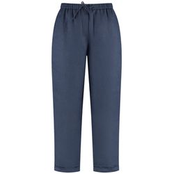 Gerry Weber Collection 7/8 Schlupfhose aus Leinen  - blau (80034)