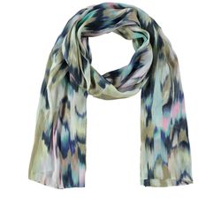 Gerry Weber Collection Fließender Schal mit frischem Dessin - beige/weiß (09036)