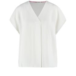 Gerry Weber Collection Blouse shirt with pop-up pleat - beige/white (99700)