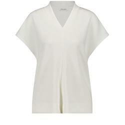 Gerry Weber Collection Elegant short-sleeved shirt SANDY WASHED - beige/white (99700)