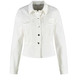 Gerry Weber Collection Jeansjacke mit Schößchen - beige/weiß (99700)