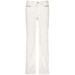Gerry Weber Edition Flared Jeans mit Kettendetail - beige/weiß (99700)