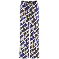Gerry Weber Edition Hose mit Allover-Print MIR:JA - blau (08095)