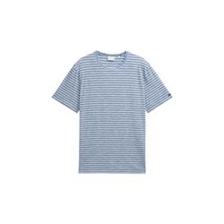 Tom Tailor T-shirt with striped pattern - blue (37448)