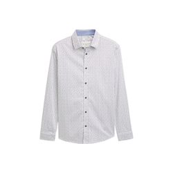 Tom Tailor Hemd mit Muster - weiß (37264)