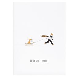 Räder Greeting card with winter motif - white (0)