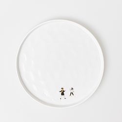 Räder Plate with winter motif (Ø22x1.2cm) - white (0)