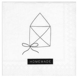 Räder Cocktailserviette (25x25cm) - weiß (0)