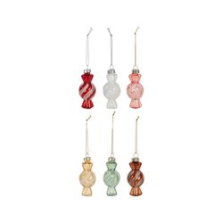 SEMA Design Christmas tree decorations - blue/yellow/green/red (00)