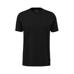 Q/S designed by T-shirt with round neckline - black (9999)
