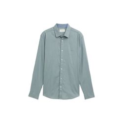 Tom Tailor Regular fit shirt with logo embroidery - green (27475)