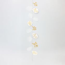 Räder Decorative paper chain (108cm) - white/gold (0)