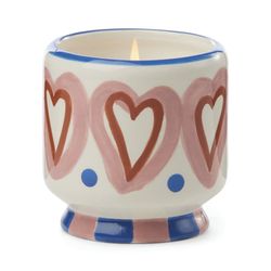 Paddywax Kerze - Hearts  - beige/blau (00)
