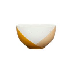 SEMA Design Bol (Ø12x6.5cm) - beige/orange (3)