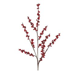 Countryfield Artificial branch - Ilex - blue/red (Rouge)