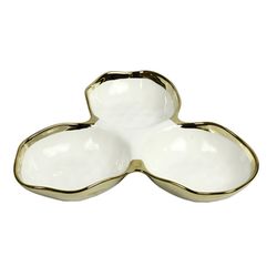 Countryfield Aperitif bowls - Vere (Ø26x4cm) - beige/gold (Blanc)