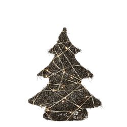 Countryfield Decorative fir tree with LED lights - brown (Brun )