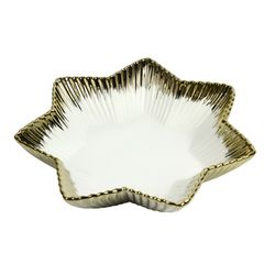 Countryfield Cookie bowl - Tiffanie (Ø18.5x4cm) - beige/gold (Blanc)