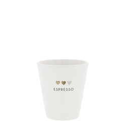 Bastion Collections Espresso cup (Ø6,3x4,4cm) - white (White )