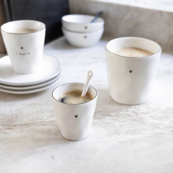 Bastion Collections Espresso Becher - weiß (White )
