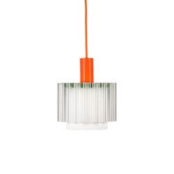 Warren & Laetitia Deckenlampe Gigi N°4 - grün/orange (orange)
