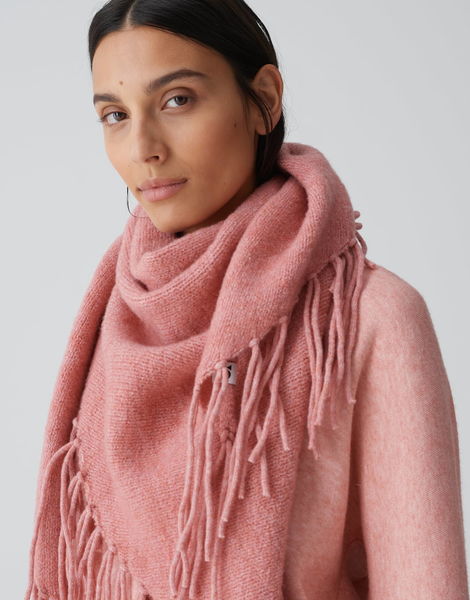 OPUS Damen Schal AMANTICO - Weicher Strickschal Mit Wollanteil Für Kalte Tage