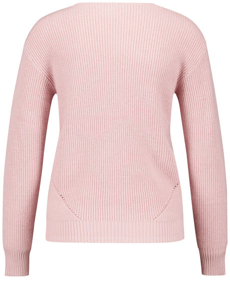 Gerry Weber Edition Sweater with ajour details pink (30917) 38 - Main Image