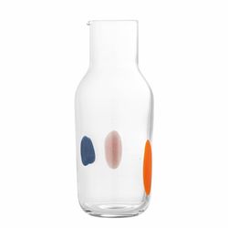 Bloomingville Carafe en verre - Afeen (Ø8.5x25cm) - white (00)