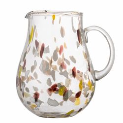 Bloomingville Glass carafe - Kenji (Ø15x20cm) - brown/yellow (Jaune)