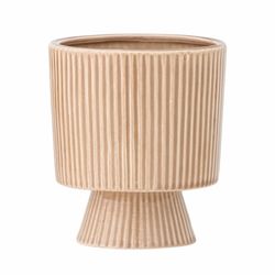Bloomingville Pot de fleurs Ayleen (Ø12x12cm) - beige (Nature)