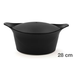 Cookut Cocotte roaster 28 cm (7 liters) - black (graphite)