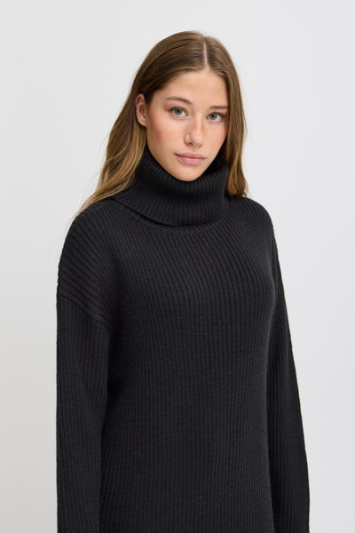 ICHI Mesh dress Ihandosa black (194008) XS