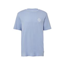 Q/S designed by T-Shirt mit kleinem Print   - blau (5320)
