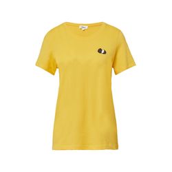 s.Oliver Red Label T-Shirt mit Detail - gelb (13D0)