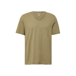 s.Oliver Red Label Airy V-neck T-shirt - green (7880)