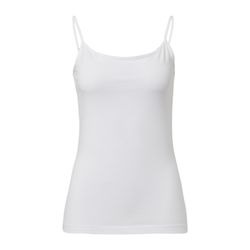 s.Oliver Red Label Slim fit spaghetti strap top - white (0100)