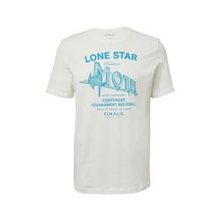 s.Oliver Red Label T-Shirt mit Artwork - weiß (01D1)