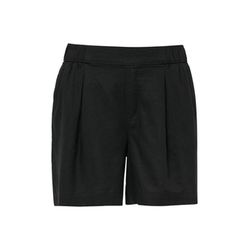 s.Oliver Red Label Linen-blend shorts with pockets - black (9999)