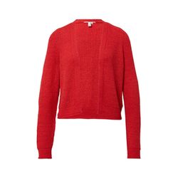 Q/S designed by Strickjacke aus Bändchengarn  - rot (3103)