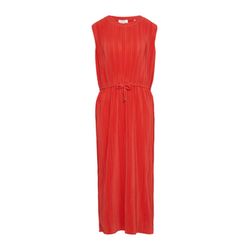 s.Oliver Red Label Sleeveless midi dress with pleats and drawstring - red (3090)