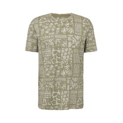 s.Oliver Red Label T-Shirt mit All-over-Print - grün (78A9)