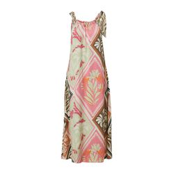 comma Kleid mit Allover-Muster - pink (44B1)
