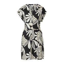 s.Oliver Red Label Kleid mit Muster - schwarz (99A0)