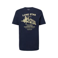 s.Oliver Red Label T-Shirt mit Artwork - blau (58D1)