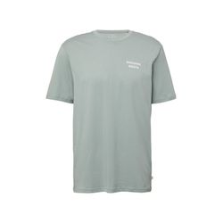 Q/S designed by T-shirt with small front print   - green (7217)