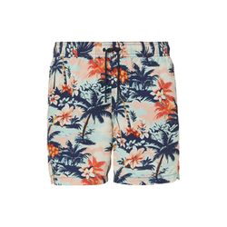 s.Oliver Red Label Swim shorts with all-over print - blue (65A2)