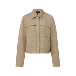 s.Oliver Black Label Jacke aus Leinenmix mit aufgesetzten Taschen - braun (84W1)