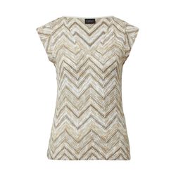 s.Oliver Black Label T-shirt with pattern - beige (80X2)